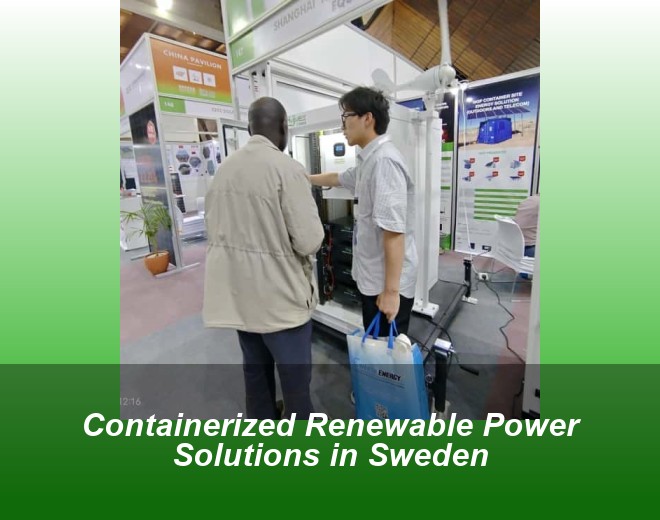 Containerized Renewable Power Solutions in Sweden